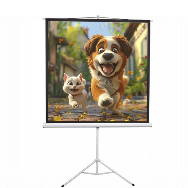 Екран для проєкторів EQUIPIFY SRM-1105 мобільний тринога 112" 203x203 см 1:1 (tf2929) Екран для проєкторів EQUIPIFY SRM-1105 мобільний тринога 112" 203x203 см 1:1 (tf2929)