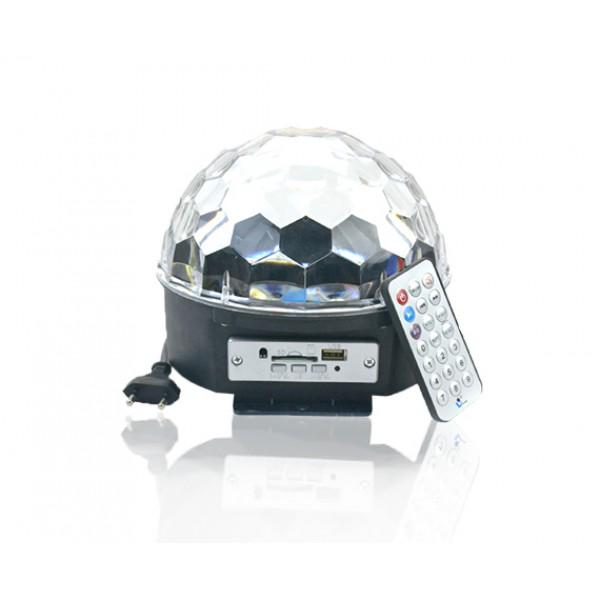 Дискошар музикальный Music Ball 212 с USB + SD + Blueеtooth