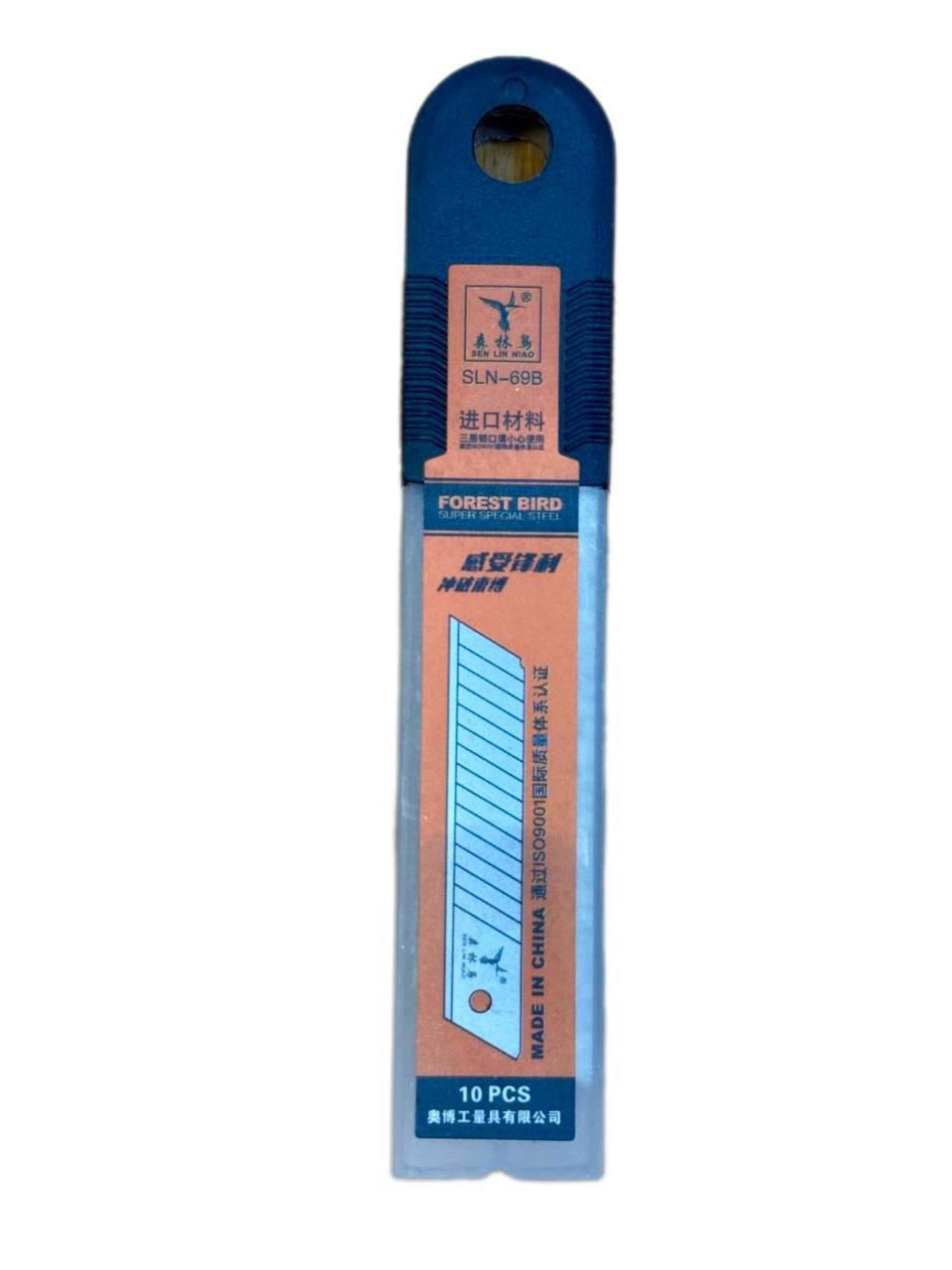 Лезвия запасные PL-W43 SLN-69B 18 мм 10 шт./уп. 20 уп./блок