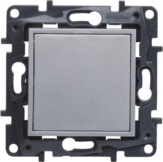 Заглушка Legrand 863300 Niloe Step пластик Алюміній (11711662)