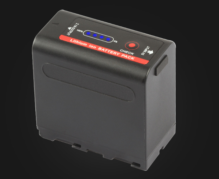 Аккумулятор NP-F980 NP-F970 NP-F960 с функцией Powerbank и USB для камер Sony и Led света 7800 ma - фото 2
