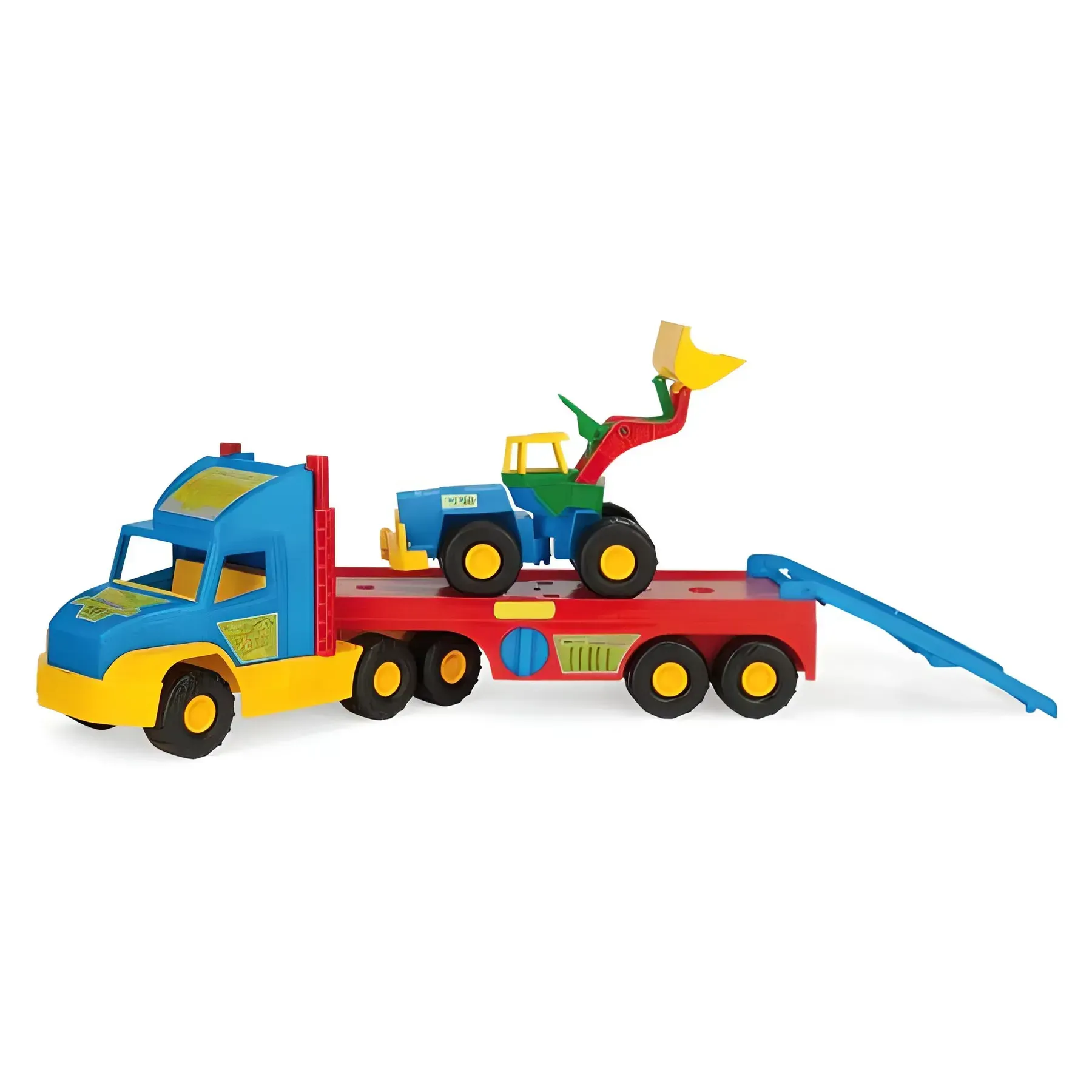 Игрушечная машинка Tigres Super Truck Эвакуатор с трактором из пластика 78 см Разноцветный (150-98-36520) Игрушечная машинка Tigres Super Truck Эвакуатор с трактором из пластика 78 см Разноцветный (150-98-36520)