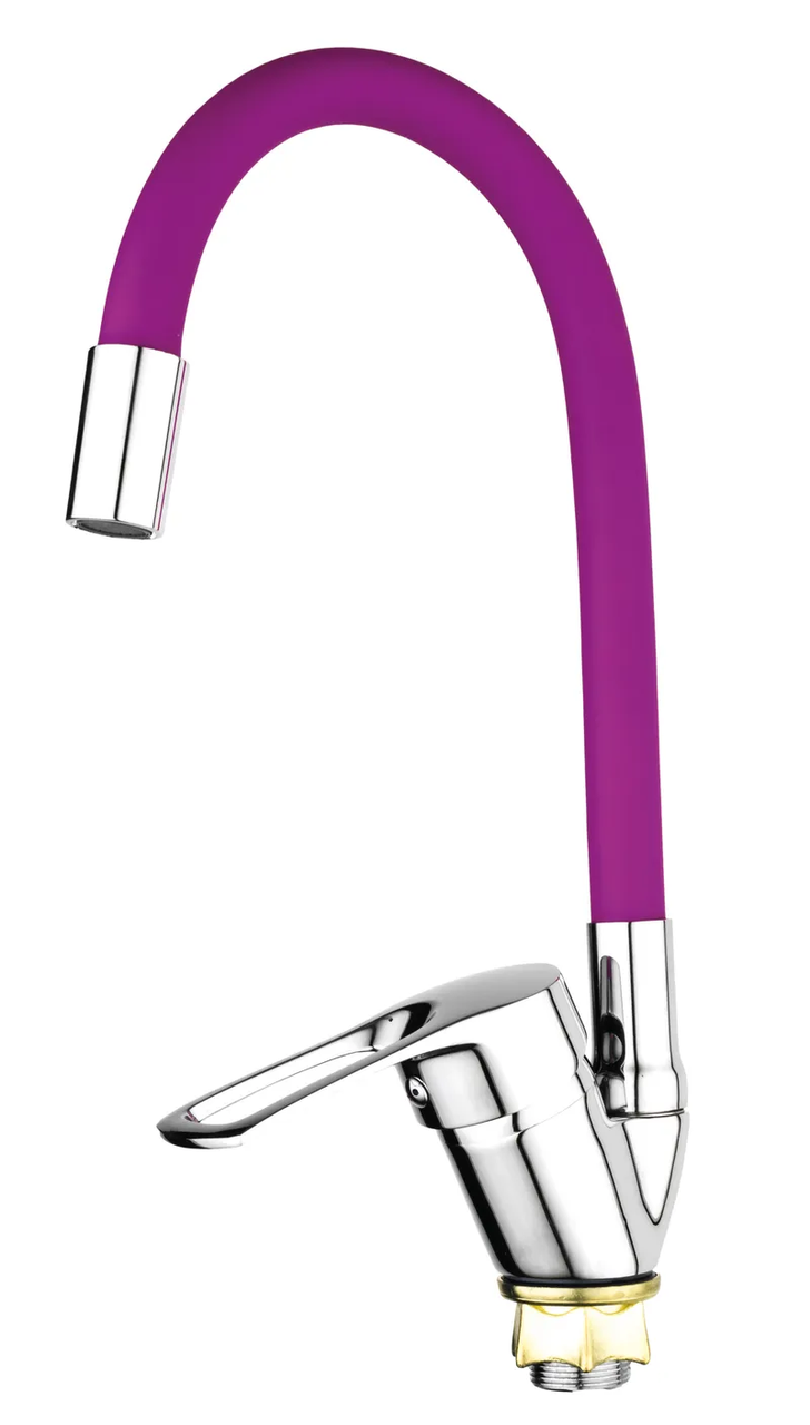 Смеситель для кухни MIXXUS FANY 011 Nut MI6291 без подвода Reflector Purple (2696539649)