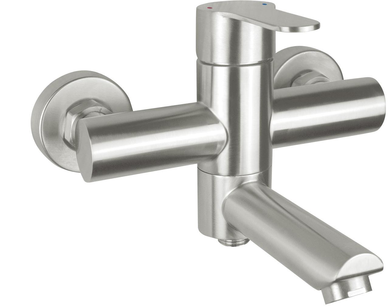 Смеситель для ванны Lupo BLU_F10M с поворотным изливом Сталь (27879281)