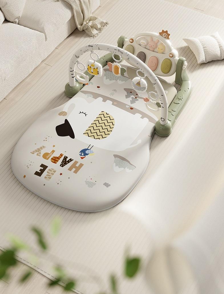 Розвиваючий килимок музичний дитячий Різнобарвний - фото 2 Розвиваючий килимок музичний дитячий Різнобарвний - фото 2