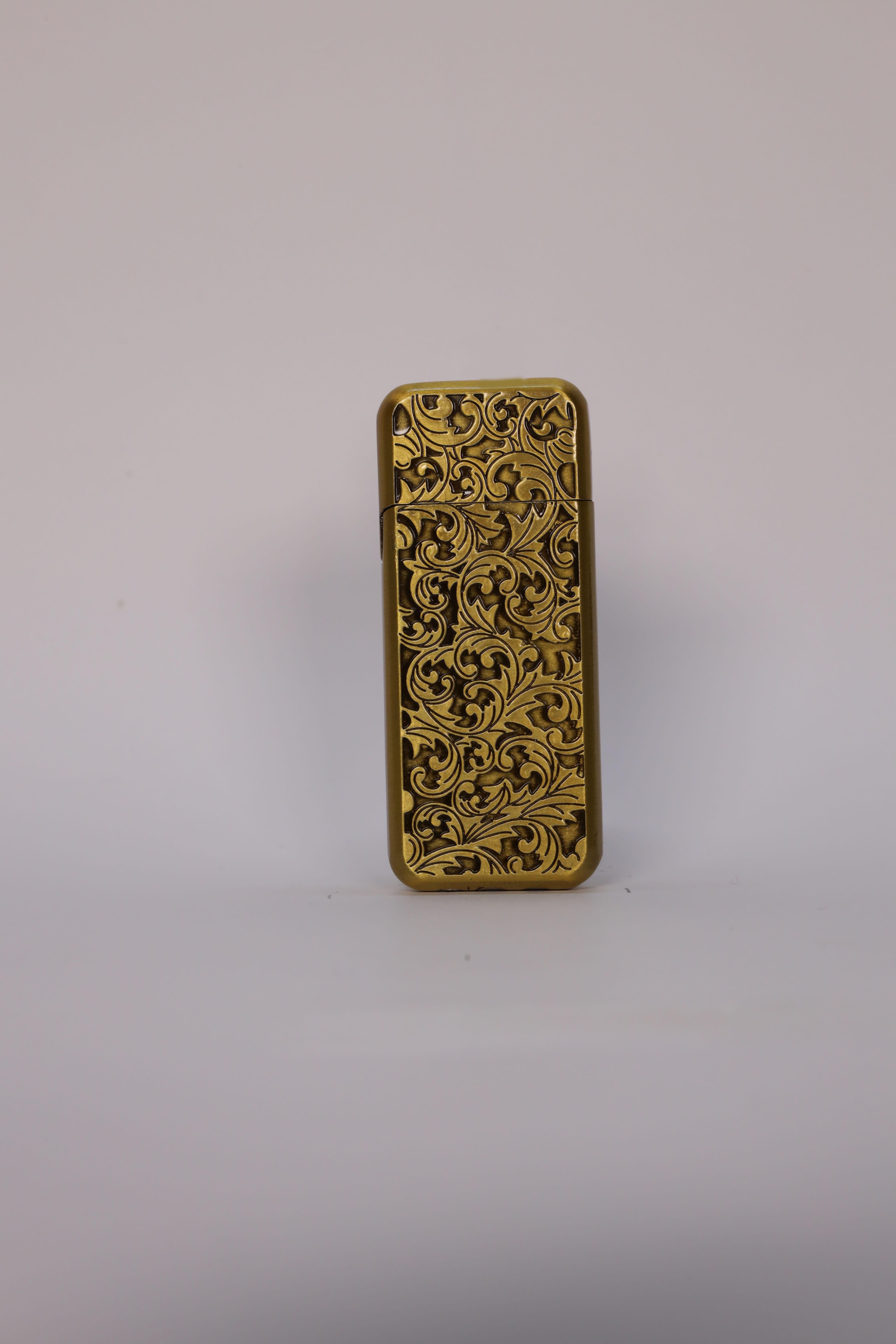 Зажигалка газовая кремниевая №19-18 узор Gold (32146967) Зажигалка газовая кремниевая №19-18 узор Gold (32146967)