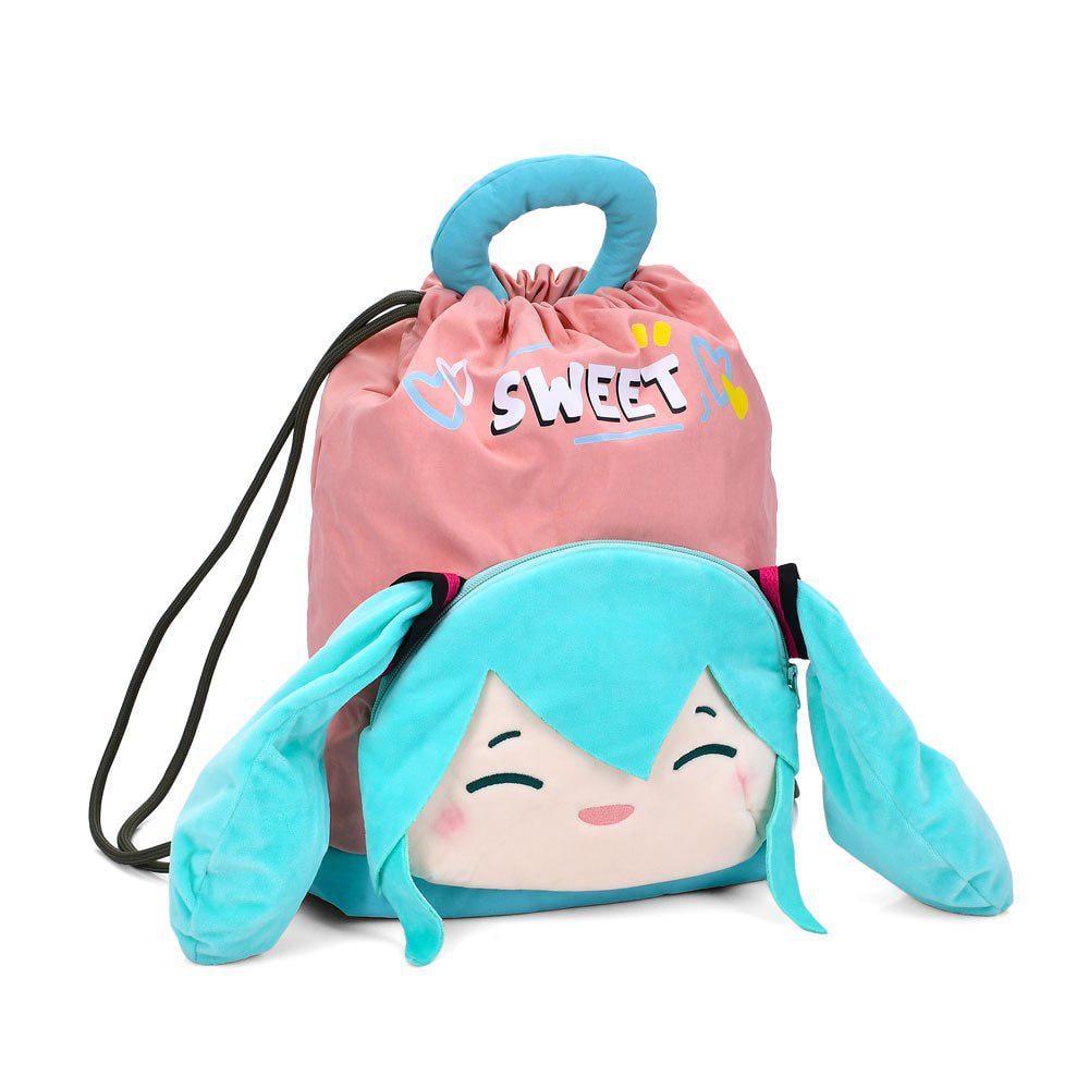 Рюкзак YG0141 36x39x10,5 см плюш для взуття 300 г Рожевий з блакитним Рюкзак YG0141 36x39x10,5 см плюш для взуття 300 г Рожевий з блакитним