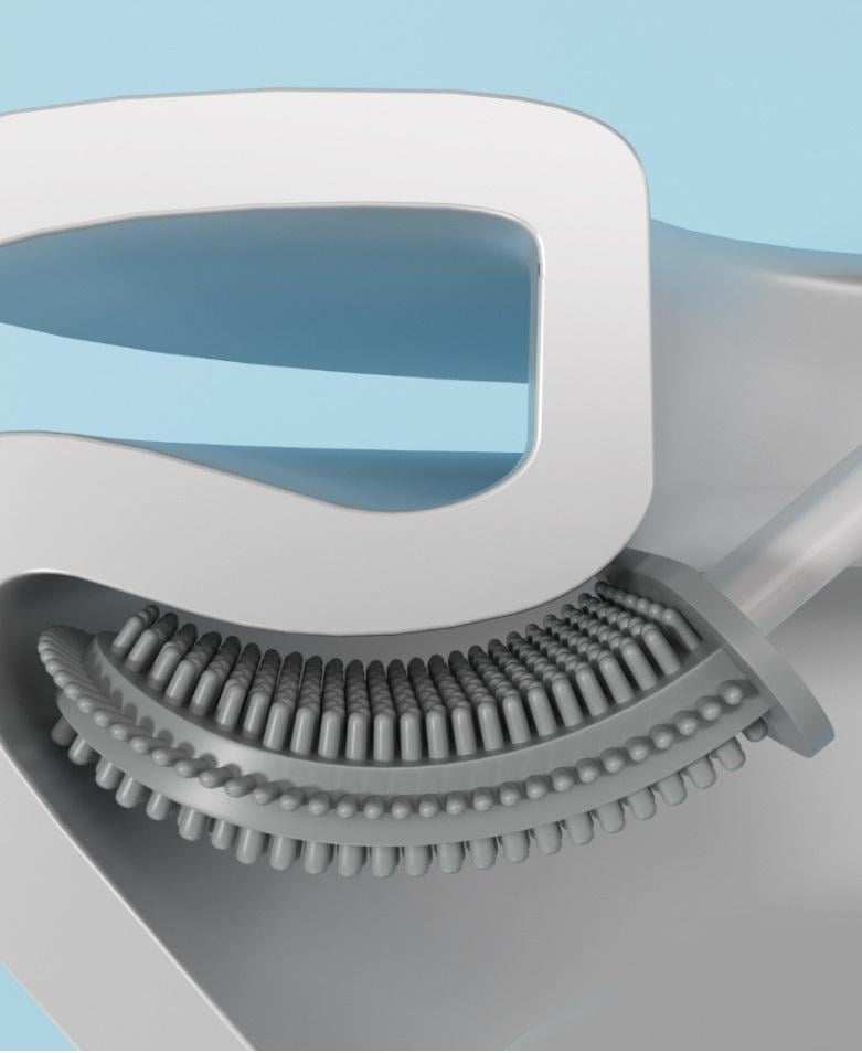 Йоржик для унітаза з підставкою 14910 9,5х40 см Зелений (4998069) - фото 3