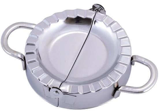 Форма для лепки вареников Kamille 15х10х3,1 см из нержавеющей стали (KM-8836)