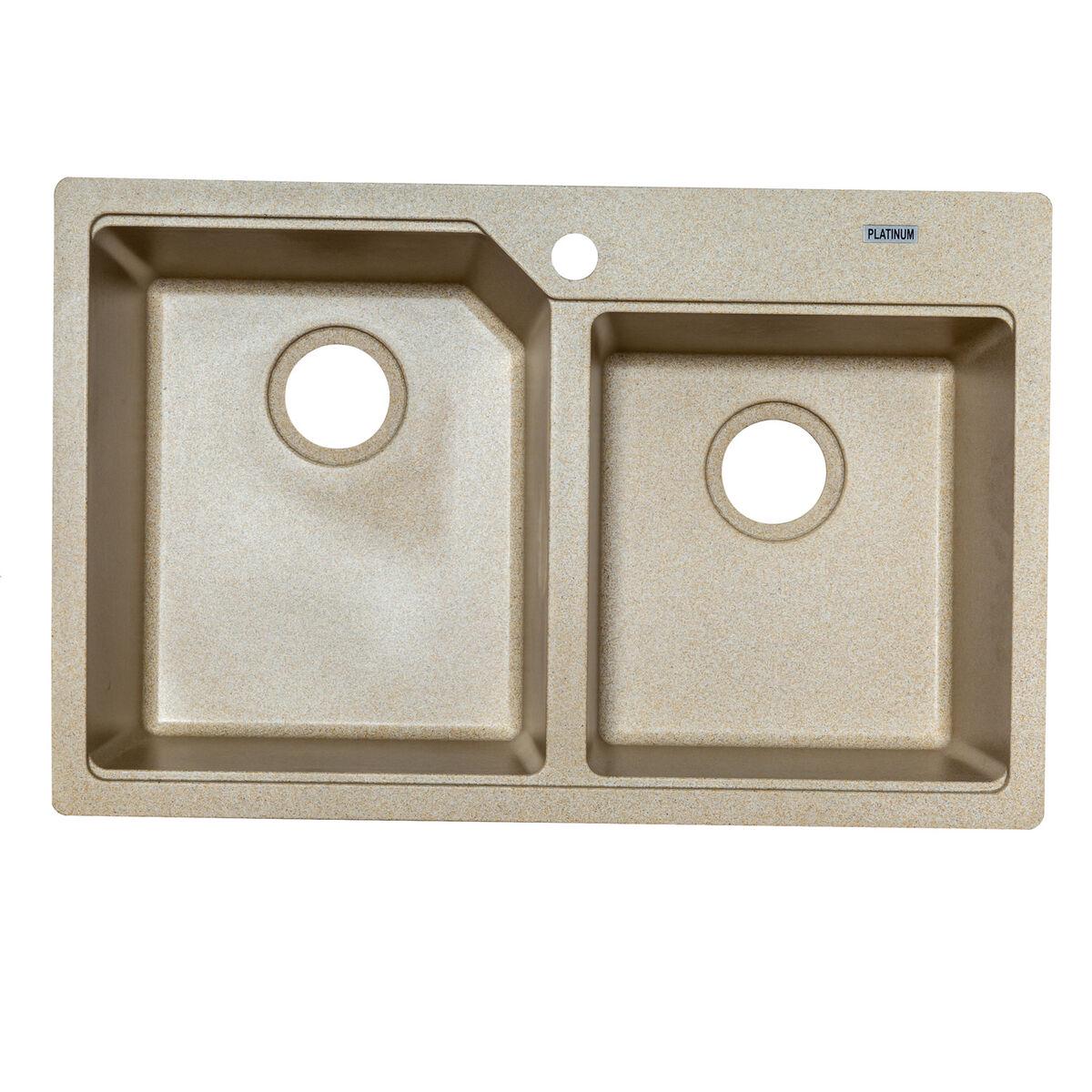 Мойка кухонная Platinum HARMONY 7850 матовая Шоколад (000026551)