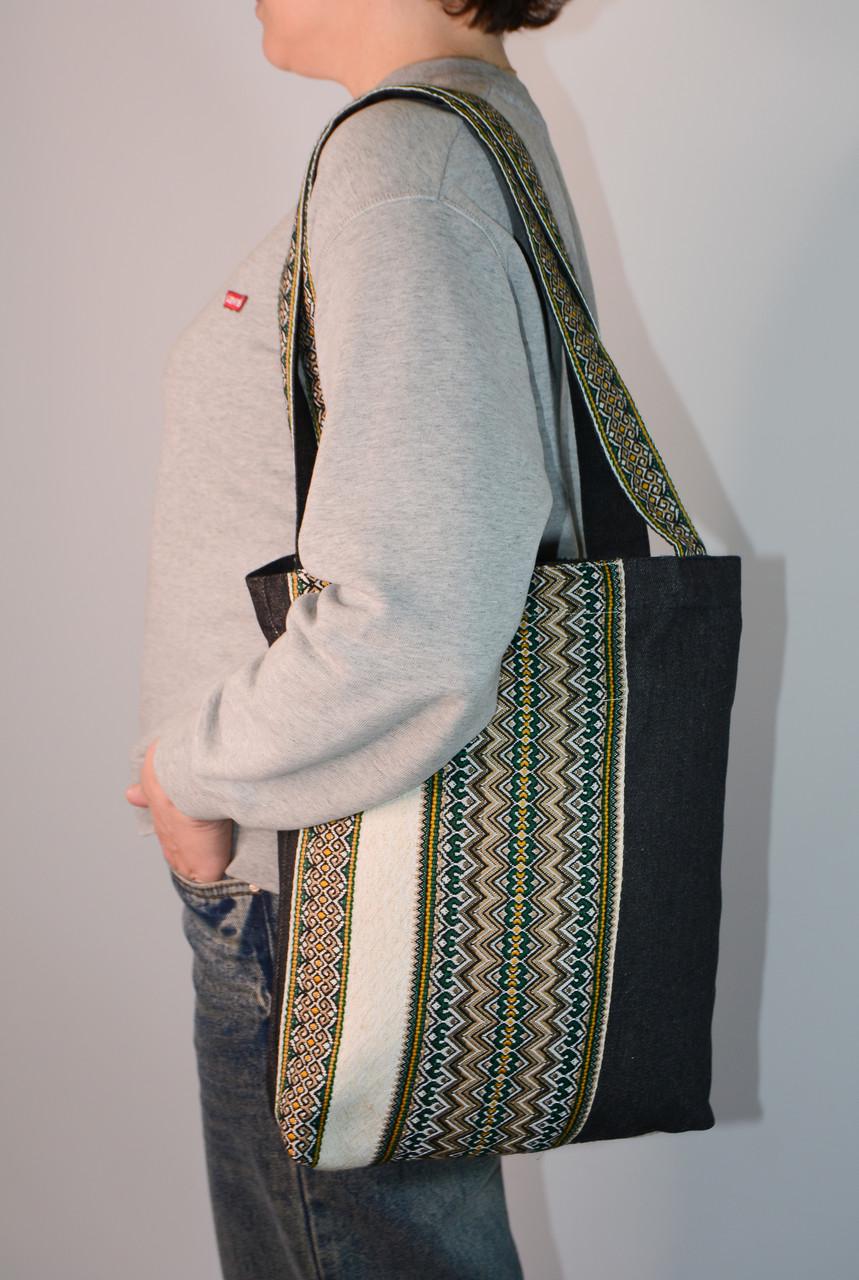 Сумка-шопер Charunya Тінь папороті джинсова (2534062554)