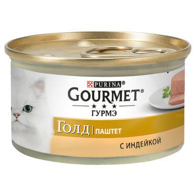 Влажный корм для кошек Gourmet Gold Pate Turkey 85 г Индейка