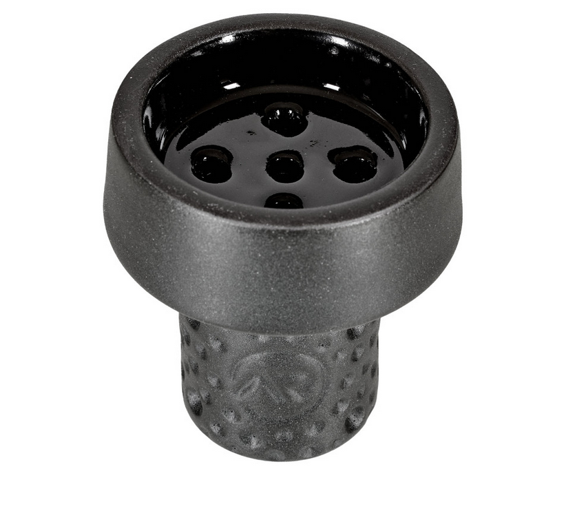 Чаша для кальяна глиняная AROMA Uniform Black Classic Killa глазированная Черный