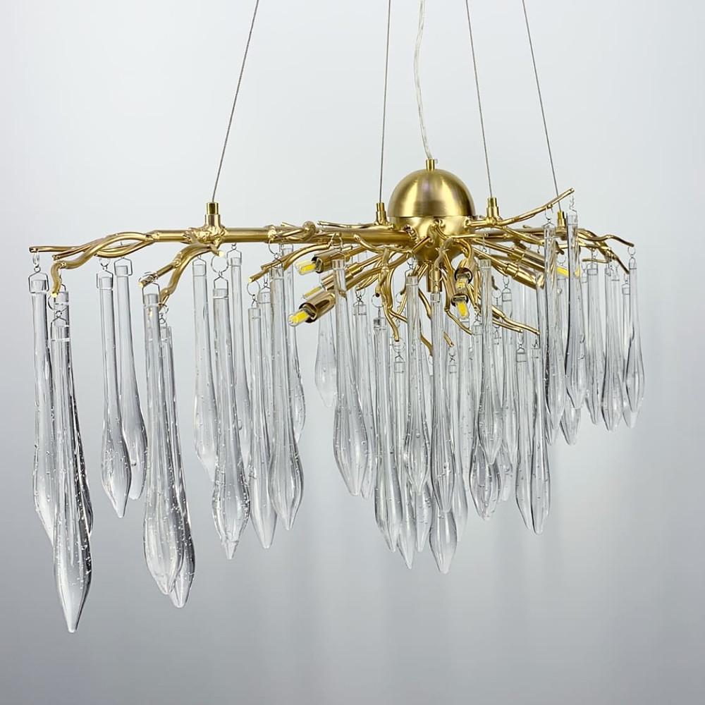 Люстра видовжена Empire Aqua 120 см (MD 5011-L1200 GD) - фото 4 Люстра видовжена Empire Aqua 120 см (MD 5011-L1200 GD) - фото 4