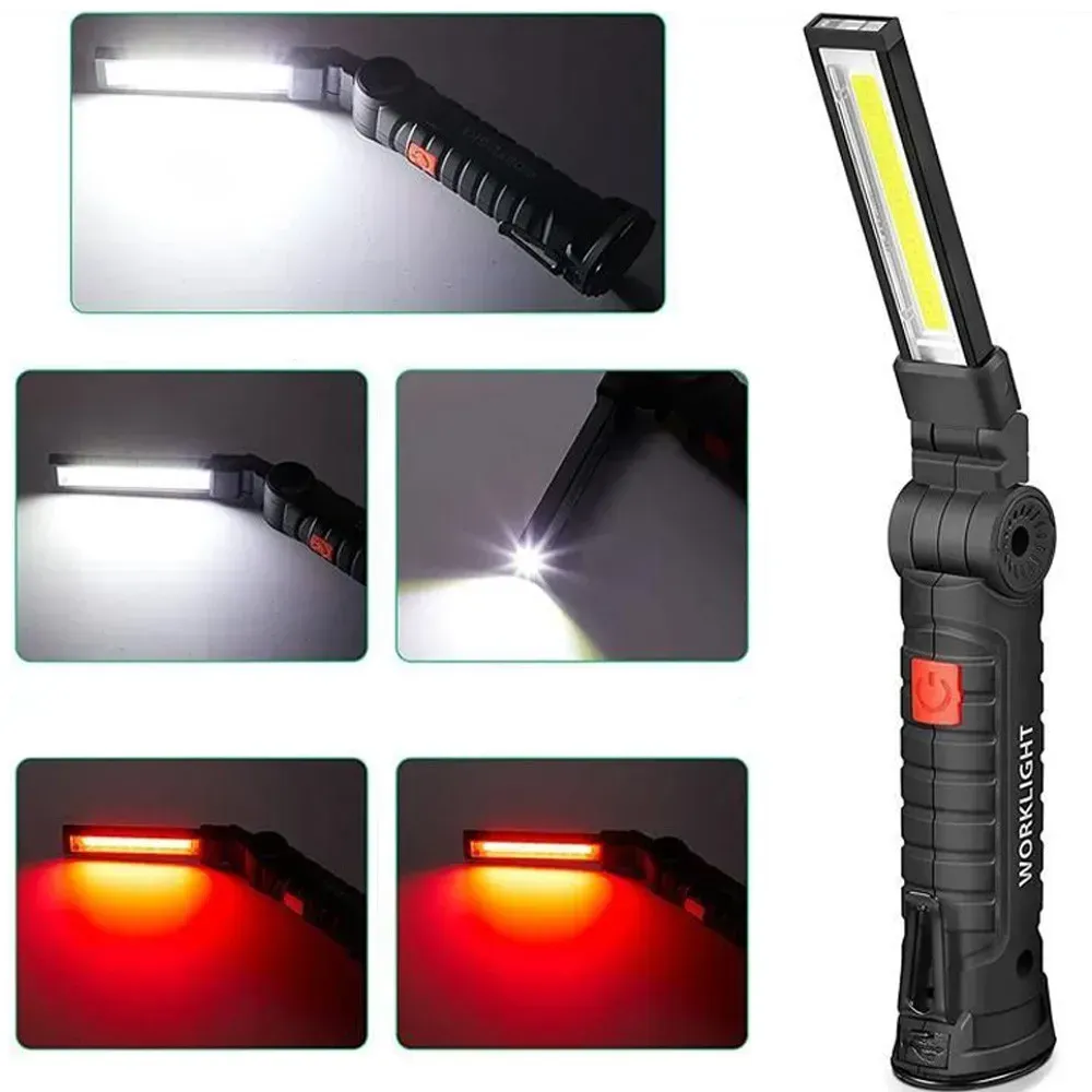 Ліхтарик складаний на магніті 5 режимів від USB COB (234581591) - фото 3 Ліхтарик складаний на магніті 5 режимів від USB COB (234581591) - фото 3