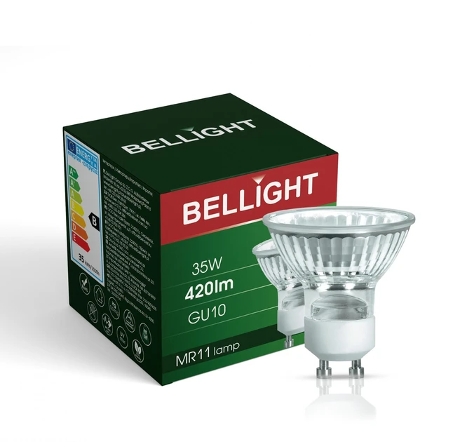 Галогенная лампа MR11 230V 35W cap GU10