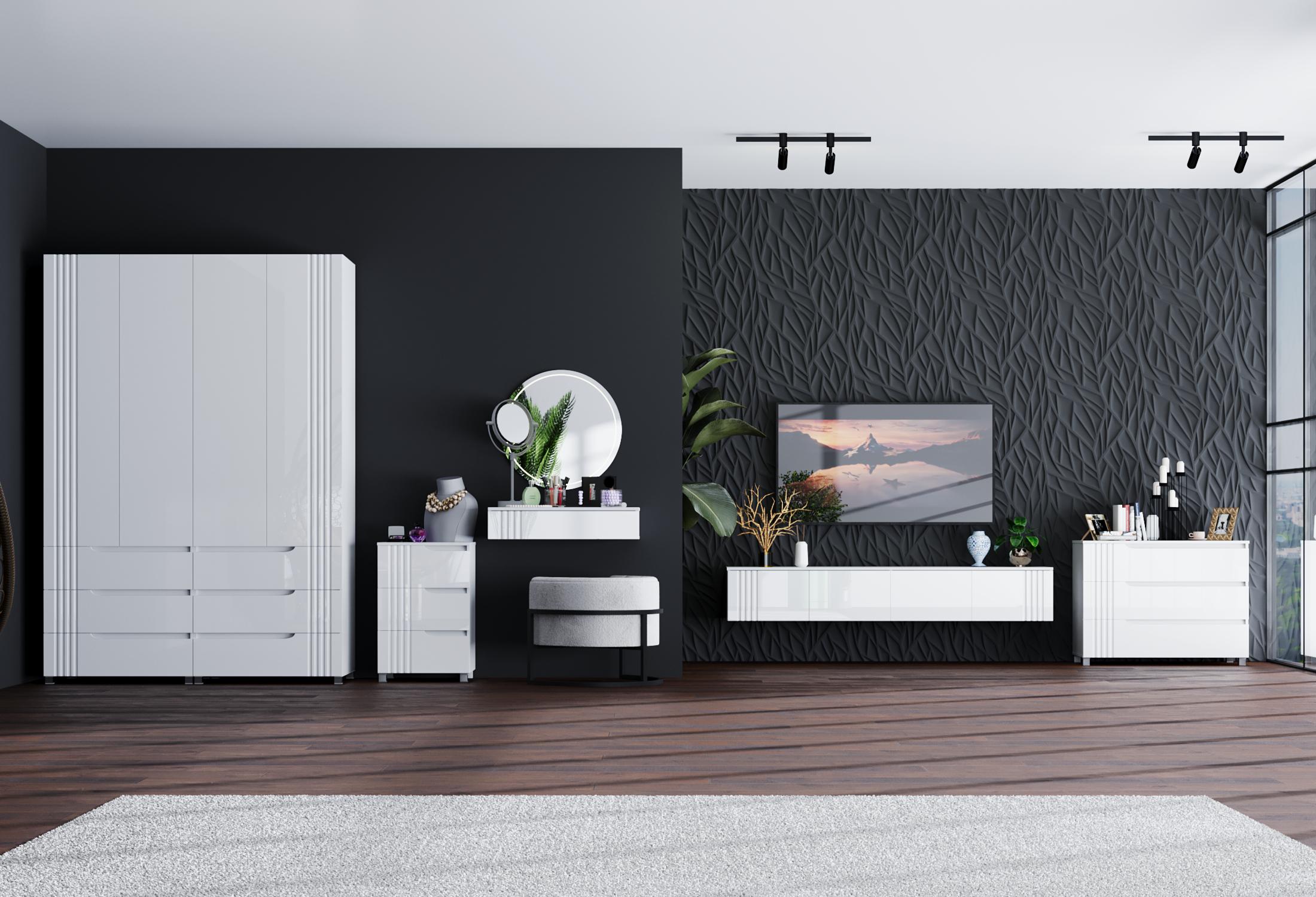 Стіл навісний DiPortes Портленд КС-10 80х17х42 см Білий глянець (00476) - фото 5