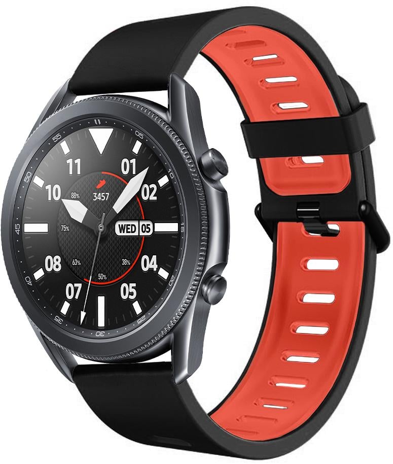 Ремешок Traf для Galaxy Watch 3 45 мм Black/Red (20419)