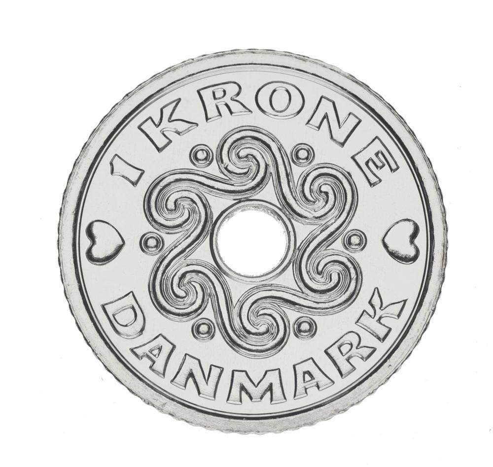 Коллекционная монета Дания 1 крона 2020 UNC (М15697)