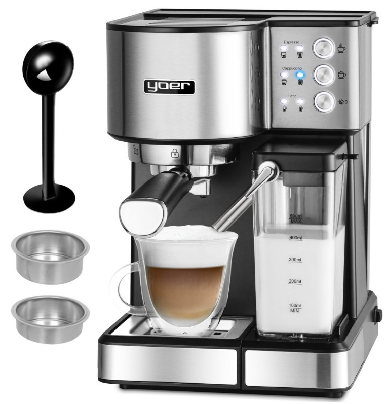 Кавомашина Yoer Lattimo EMF01S (69994) - фото 2 Кавомашина Yoer Lattimo EMF01S (69994) - фото 2