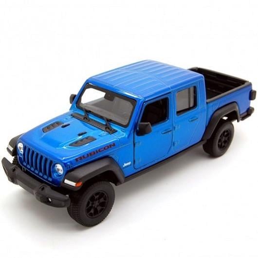 Игрушечная машинка металлическая Jeep Gladiator 2020 Пикап Синий (28443339)