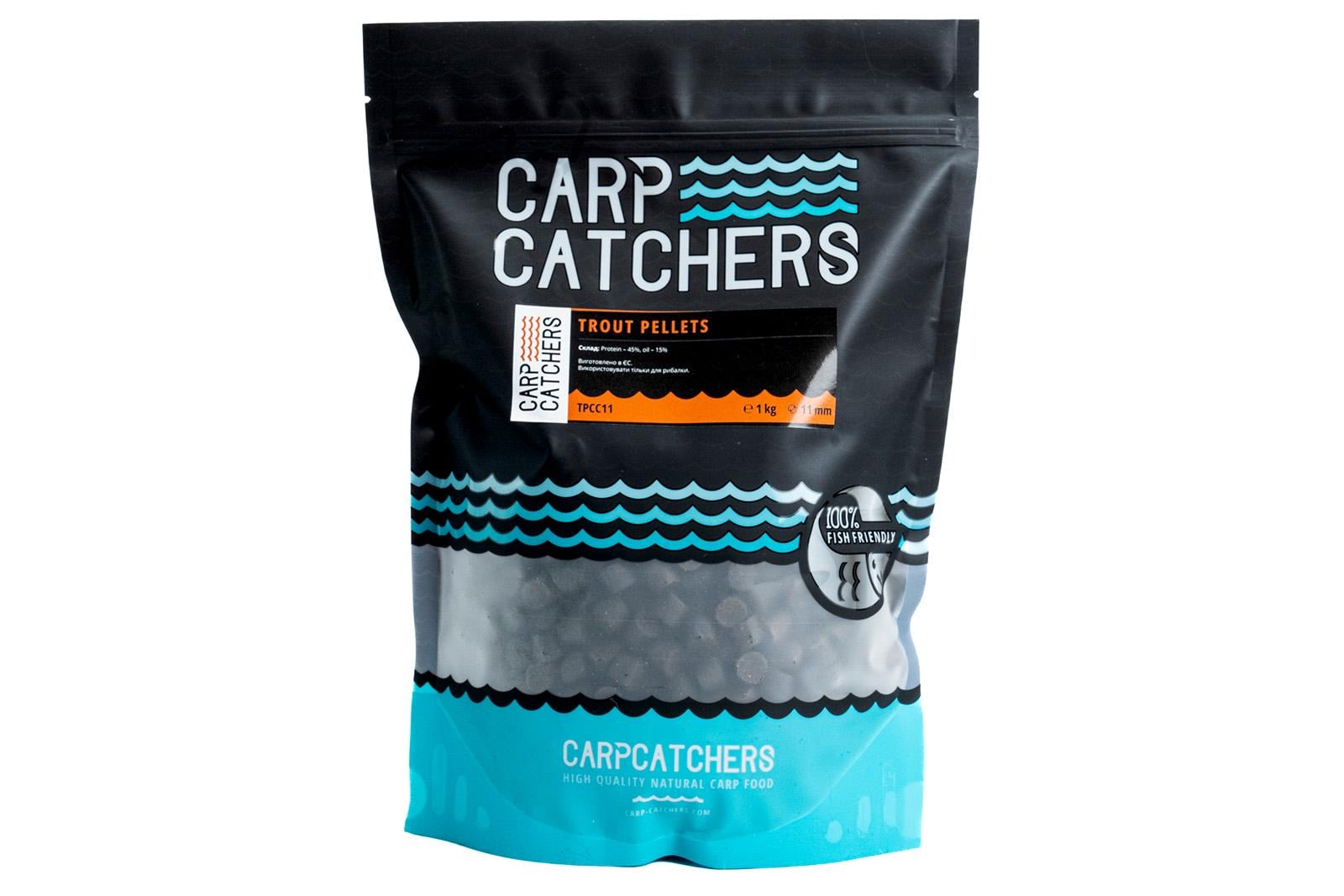 Пеллетсы прикормочные Carp Catchers Trout Pellets 8 мм 1 кг