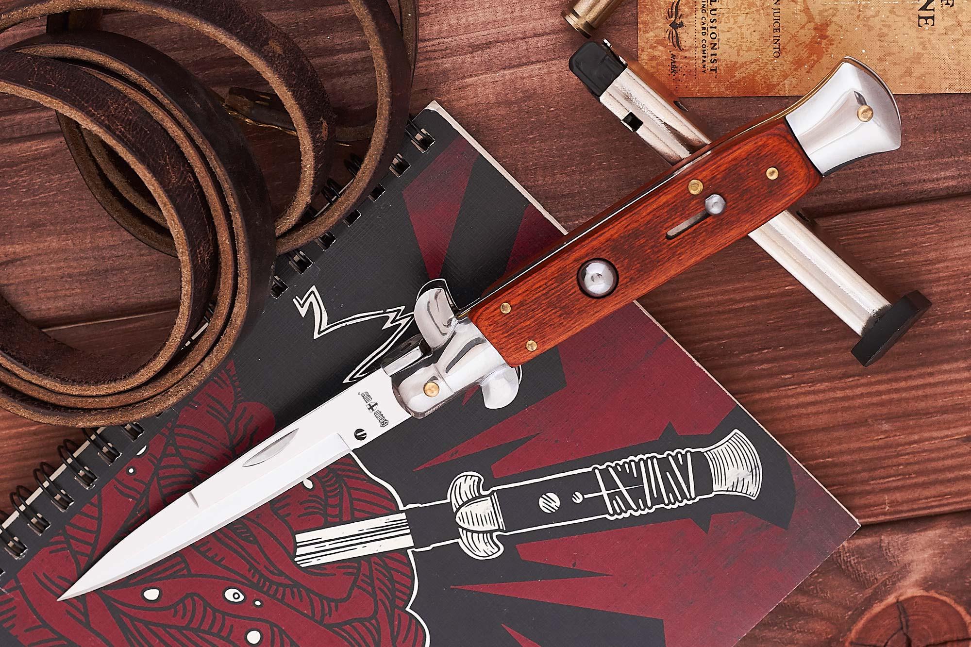 Ніж мисливський стилет Grand Way 170201-34 A викидний