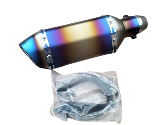 Глушитель прямоточный Akrapovic 38х51 мм 31 см (2428687473)