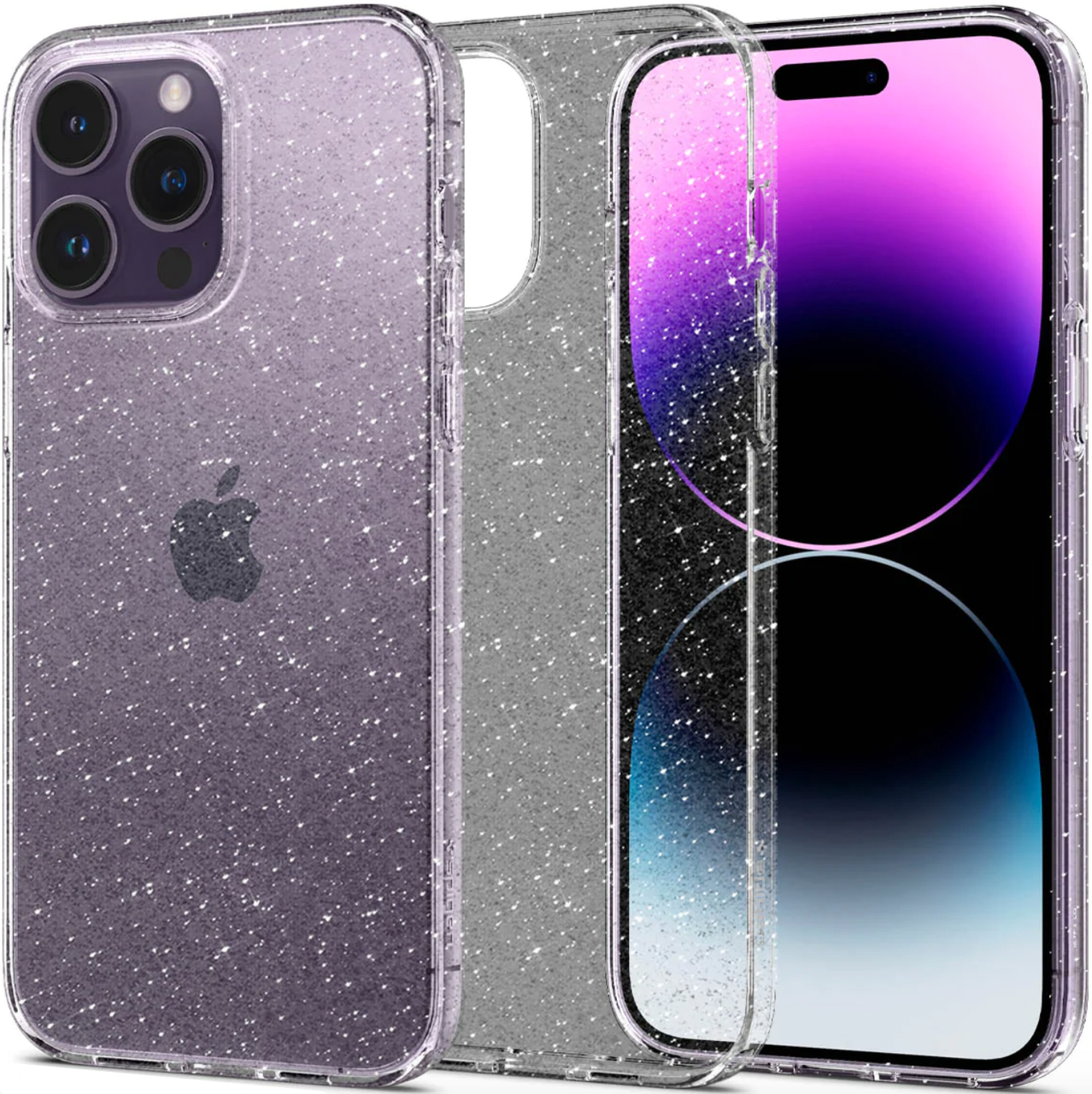 Прозрачный чехол-накладка Spigen Liquid Crystal Glitter Case for iPhone 14 Pro Прозрачный чехол-накладка Spigen Liquid Crystal Glitter Case for iPhone 14 Pro