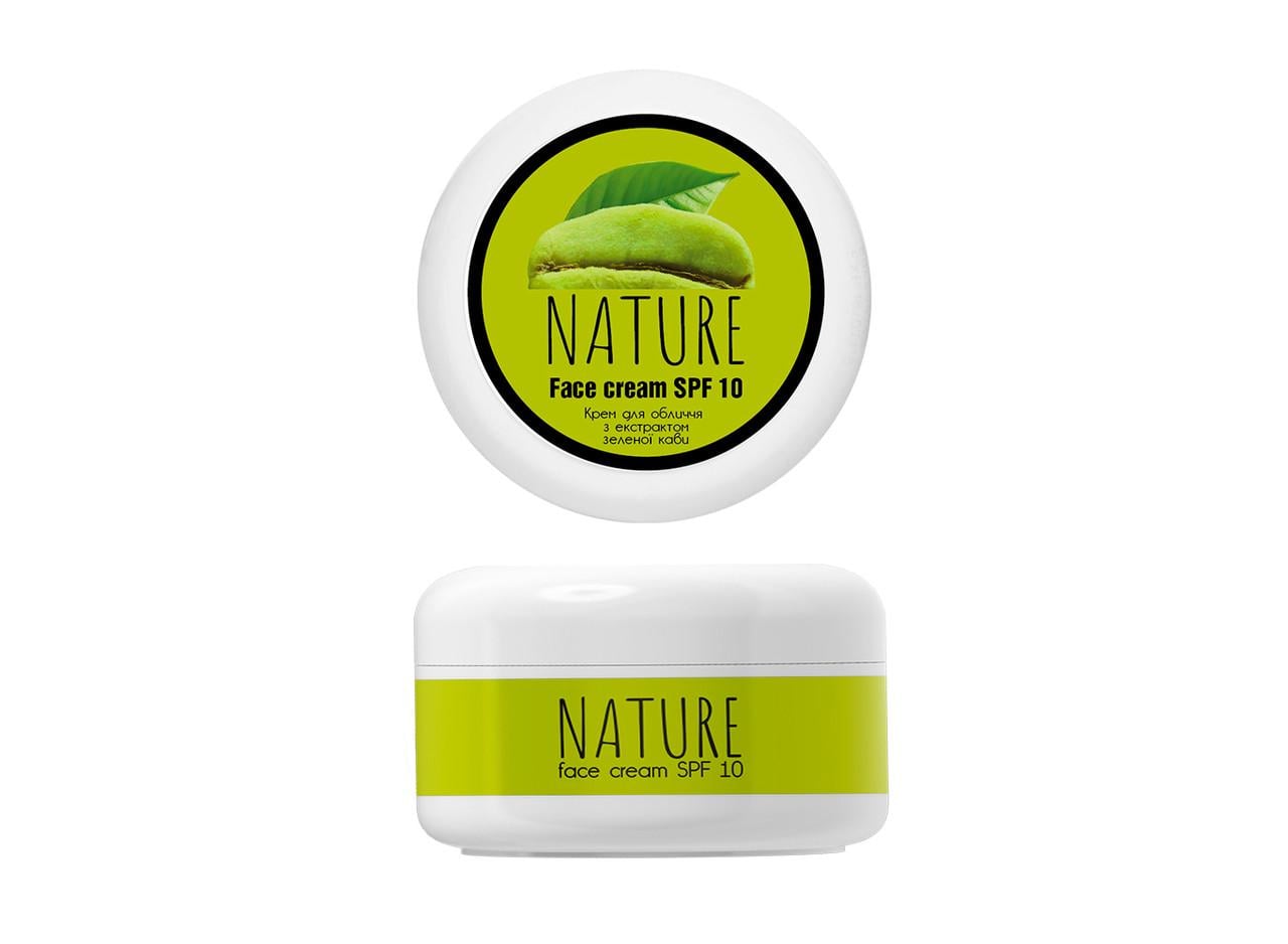 Крем для лица Nature с экстрактом зеленого кофе SPF 10 100 мл