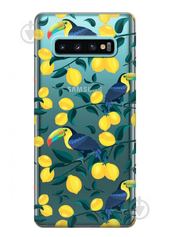 Чехол iSwag для Samsung Galaxy S10 Plus Лимоны (H453)