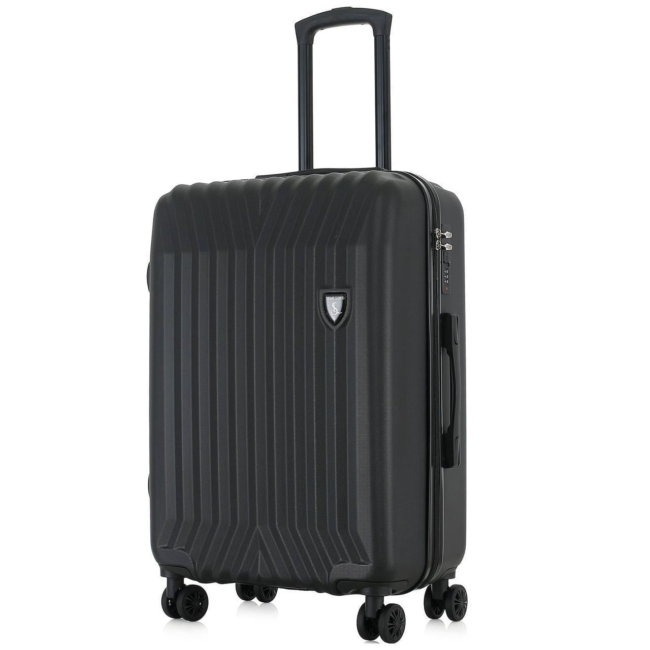 Чемодан SEMI LINE 24" M Black (T5984-4)