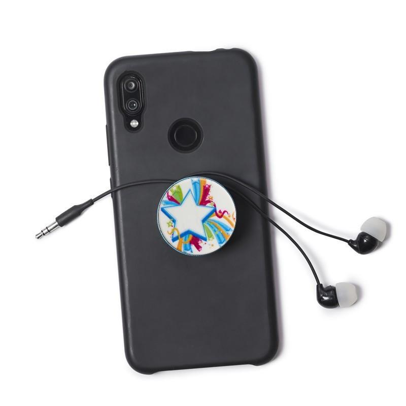 Тримач на телефон Luxe Cube POP 007 Я Зірка 39,7 мм Black/Pattern (9998866457278) - фото 6