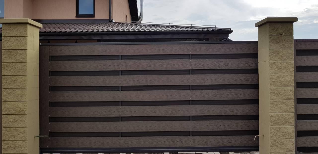 Штакетник із ДПК 100х10х3000 мм односторонній Горіх (9858346) - фото 4 Штакетник із ДПК 100х10х3000 мм односторонній Горіх (9858346) - фото 4