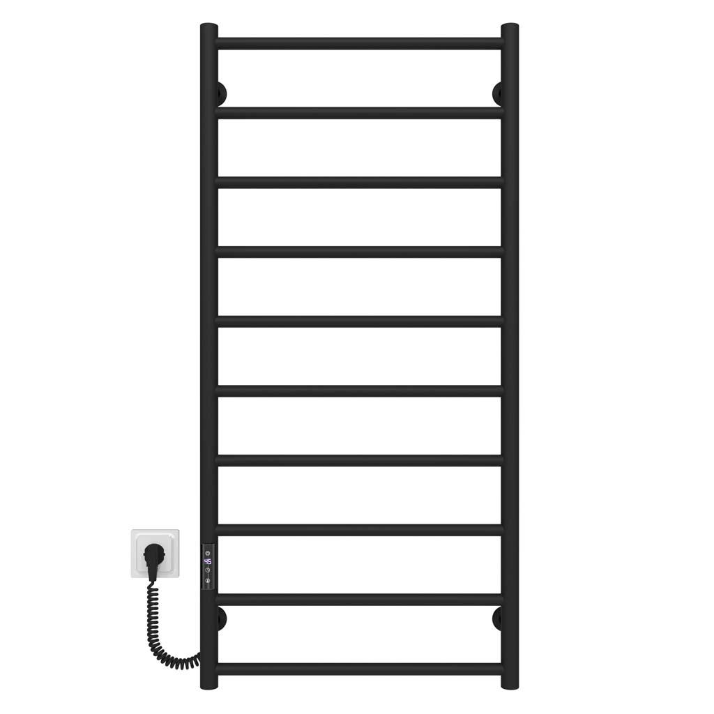 Полотенцесушитель электрический HeatPro Dike P10 левостороннее подключение 1100x500 мм Черный (CH-DI110050010EBL) Полотенцесушитель электрический HeatPro Dike P10 левостороннее подключение 1100x500 мм Черный (CH-DI110050010EBL)