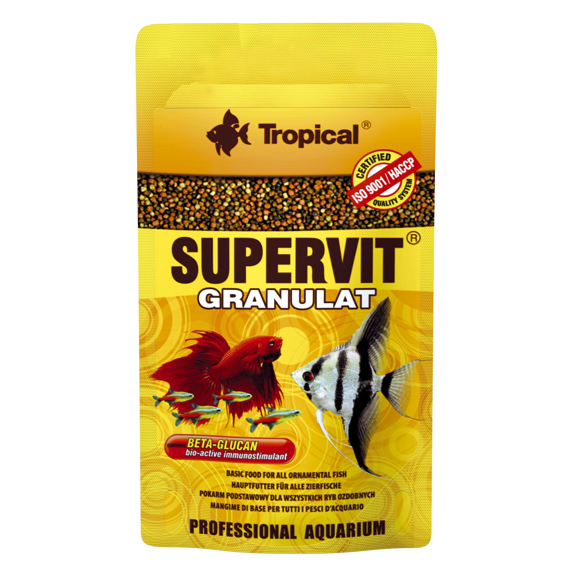 Корм сухой для аквариумных рыб Tropical Supervit Granulat 10 г