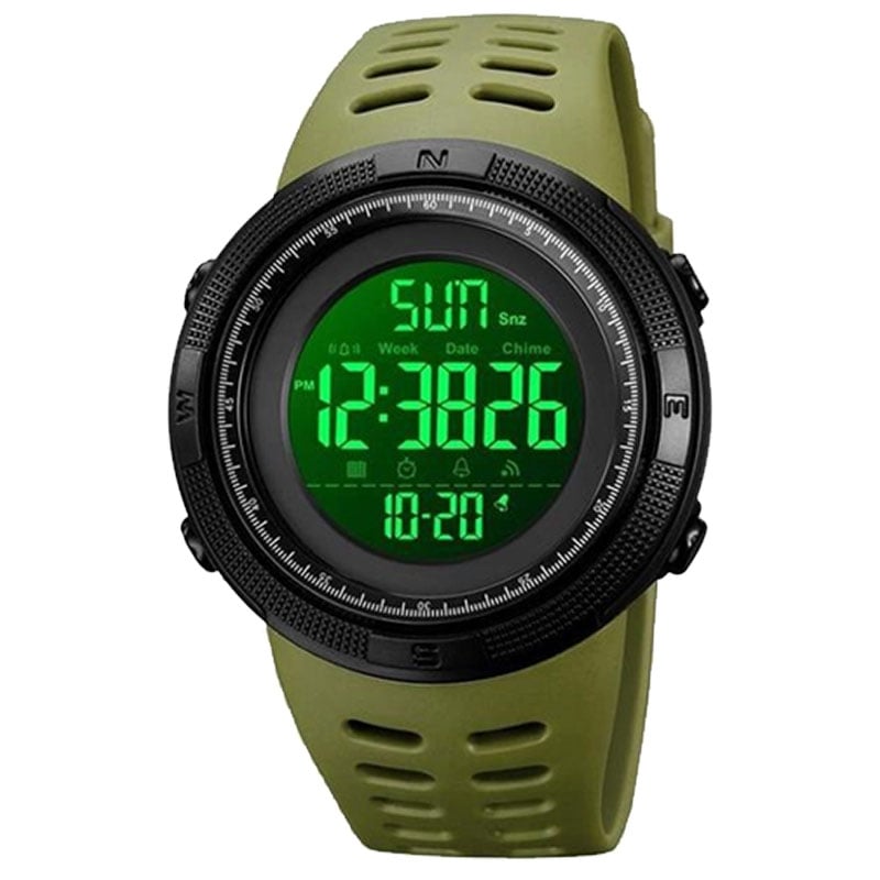 Часы наручные мужские Skmei 2070AGWT Army Green (tf5808) - фото 2