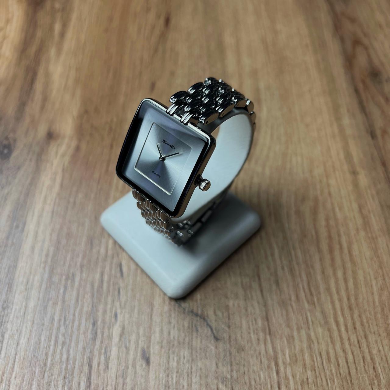 Годинник жіночий металевий Skmei Сріблястий (z060-1) - фото 3 Годинник жіночий металевий Skmei Сріблястий (z060-1) - фото 3