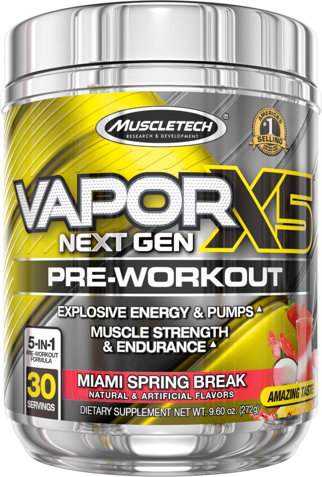 Предтренировочный комплекс MuscleTech VaporX5 Next Gen Pre-Workout 272 г Miami Spring Break