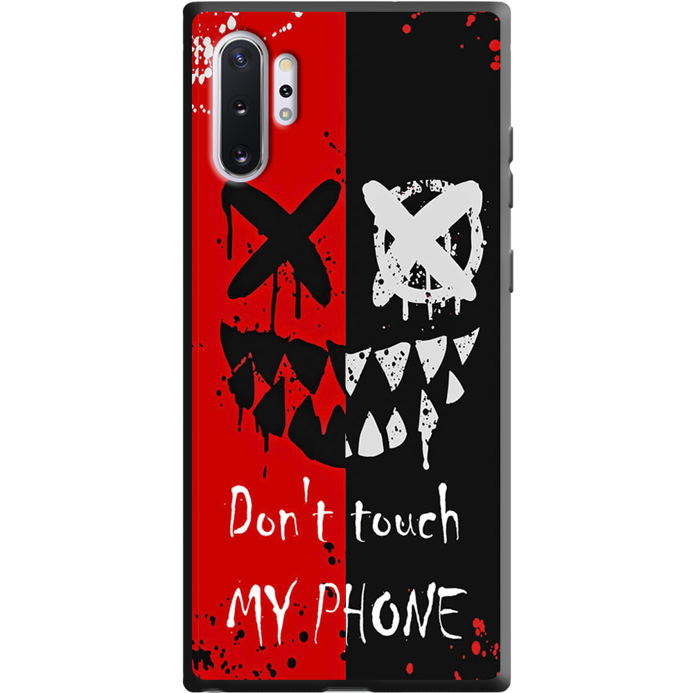 Чехол BoxFace Samsung N975 Galaxy Note 10 Plus Bad Smile Черный силикон (37686-up2468-38700)