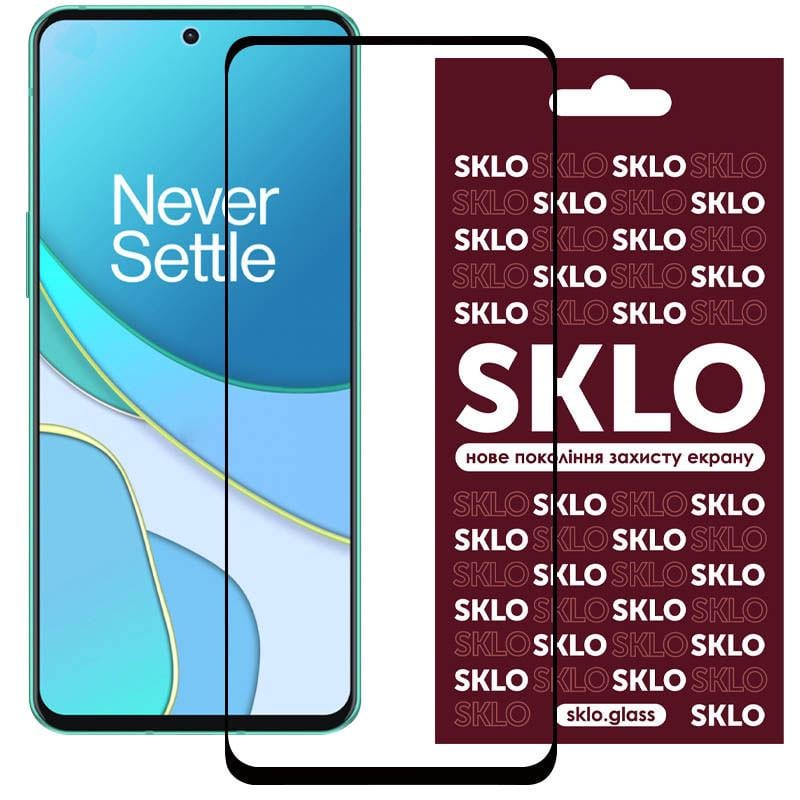 Защитное стекло противоударное SKLO 3D full glue для Realme 10 Pro 5G Черный (00000064954_1)