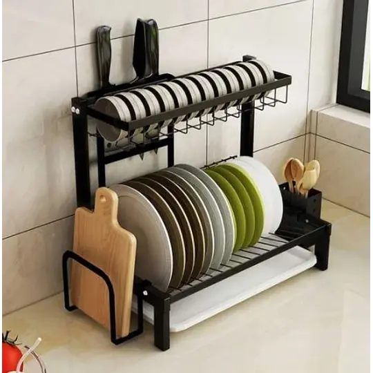 Органайзер-полка для посуды MJ-4014 2 яруса (31843924)