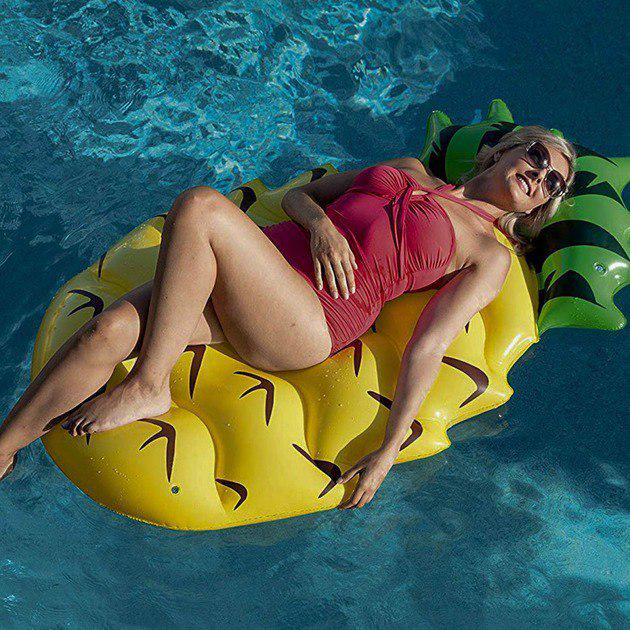 Матрас-платформа Ананас надувной 154x88x21 см - фото 3 Матрас-платформа Ананас надувной 154x88x21 см - фото 3