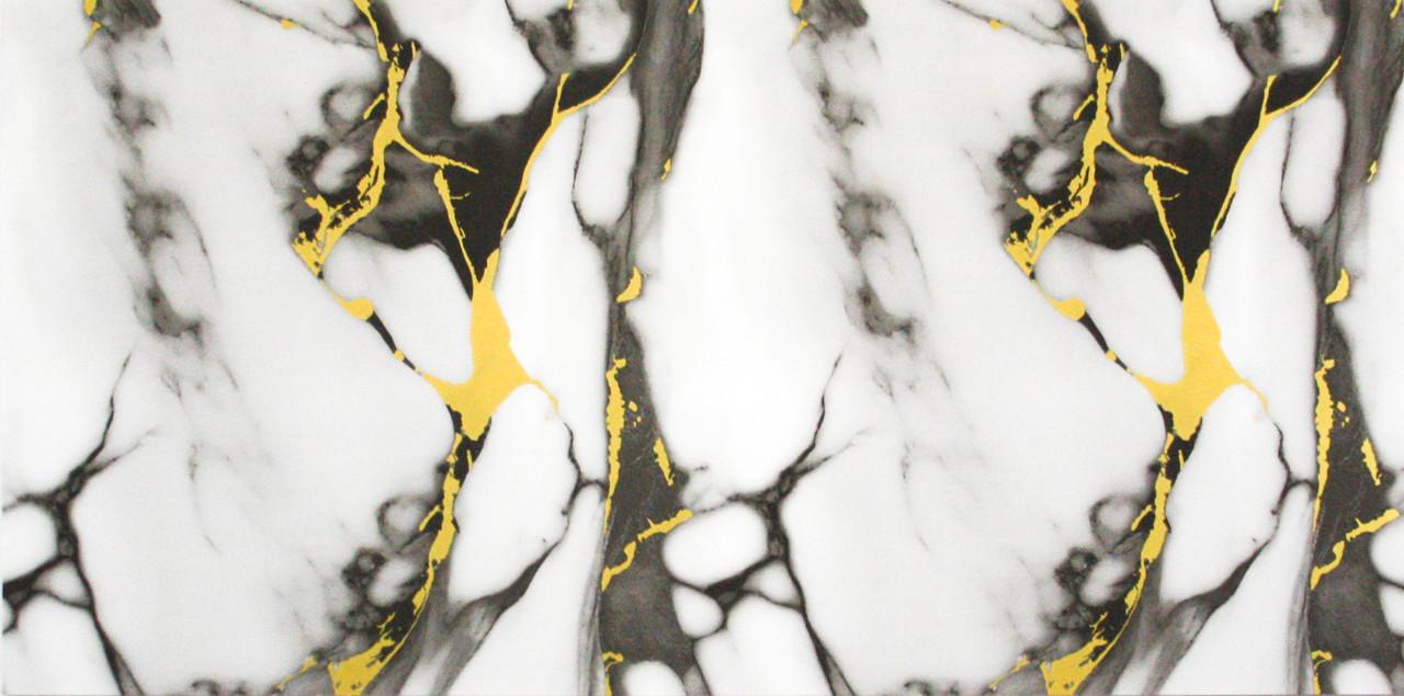 Панель самоклеюча глянцева РЕТ під колір структури 600х300х2,5 мм Пастельний надсвітлий лотос-білий (VN3-115)