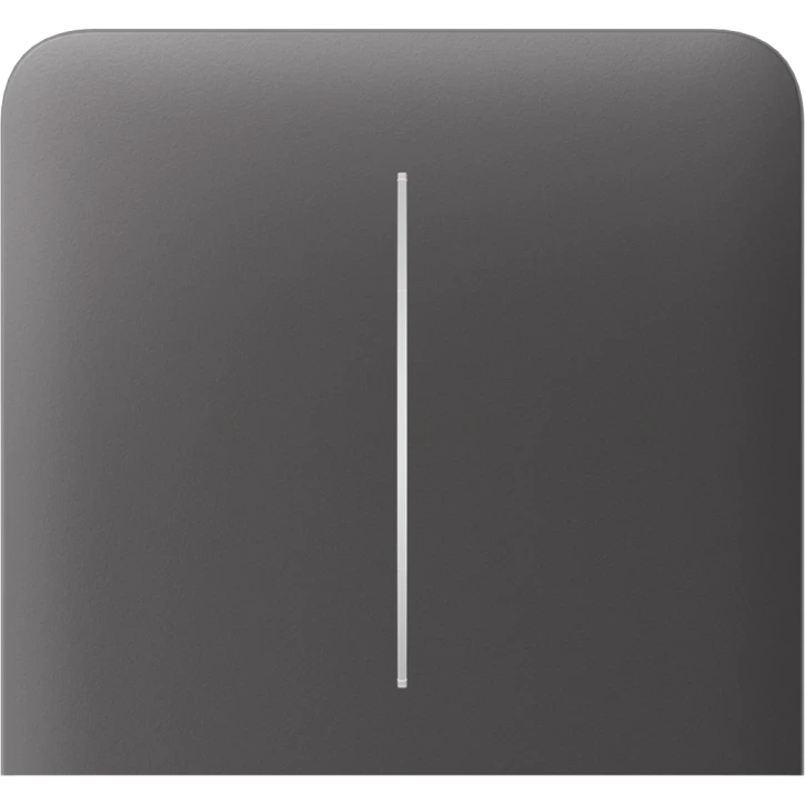 Кнопка бічна для двоклавішного вимикача Ajax SideButton 2-gang vertical Grey (2890076200)