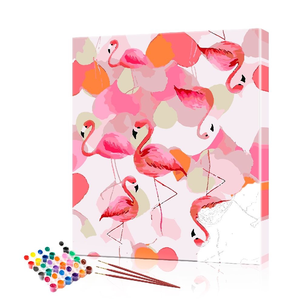 Картина за номерами ArtSale Фламинго PBN0441 40х50 см