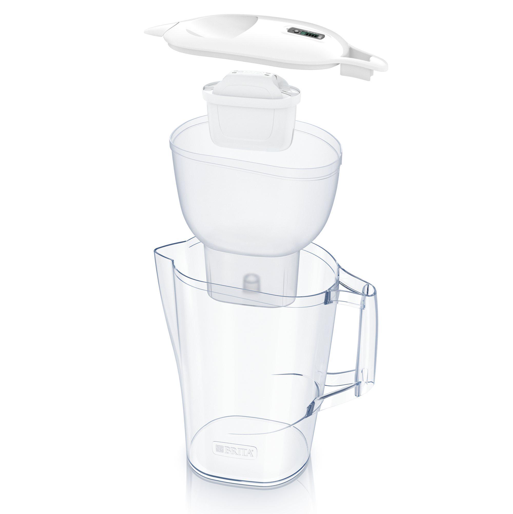 Фильтр для питьевой воды-кувшин BRITA 1052801 Aluna Memo MXPro 2,4 л Белый - фото 4