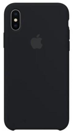 Силікон "ОРИГІНАЛ ВЕЛЮР" IPHONE X/XS black