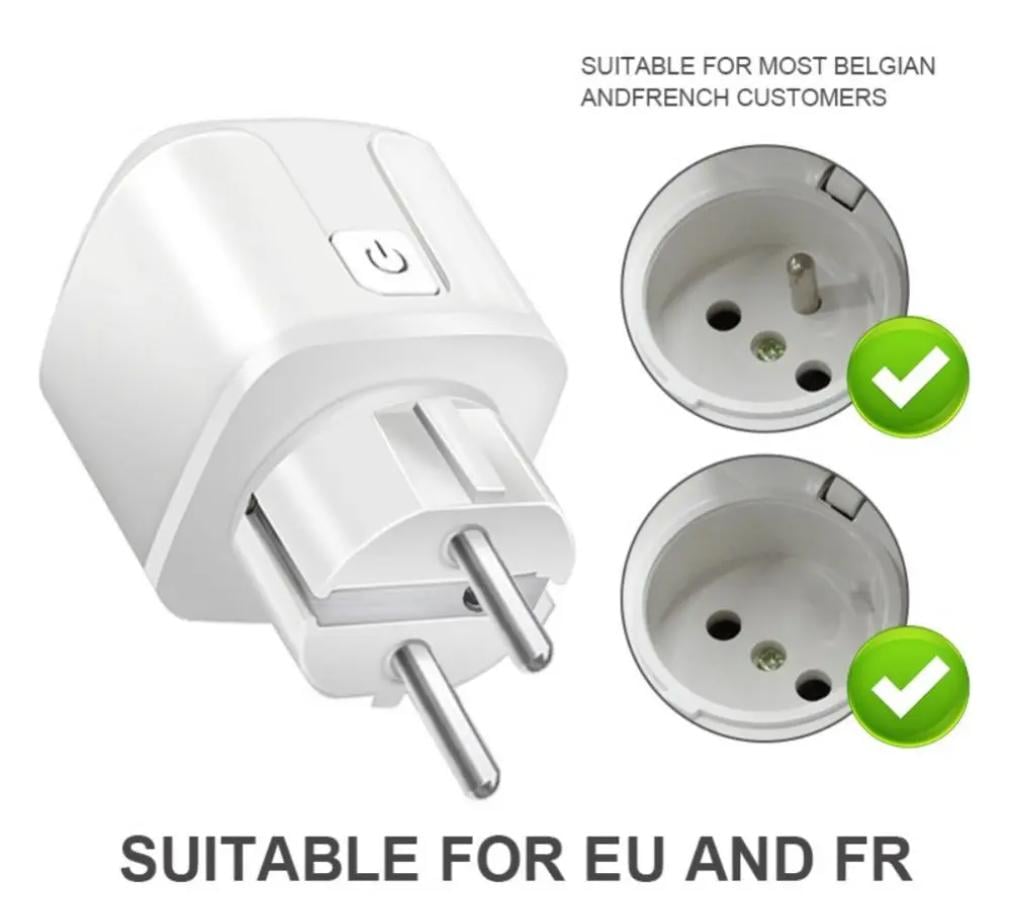 Розумна розетка WiFi з ваттметром Elivco Tuya/Smart Life 20 А LSPA9 - фото 8 Розумна розетка WiFi з ваттметром Elivco Tuya/Smart Life 20 А LSPA9 - фото 8