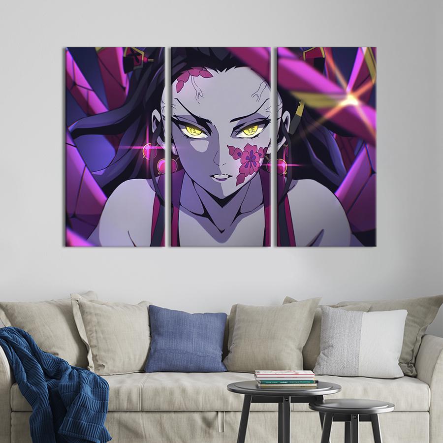 Модульная картина триптих Демон Даки из аниме 78x48 см (697-31)